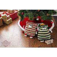 Weihnachts Plüsch Katze Kissen Handgemachte Stoffpuppe Dekor von Gebeya