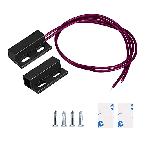 Gebildet 0-230V Magnetschalter,Versenkter Sicherheitsfenster-Tor-Kontaktsensor, Magnetischer Alarm-Reed-Schalter Magnet in der Nähe–Stromkreis verbinden, Magnet entfernt–Stromkreis unterbrechen von Gebildet