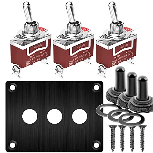 Gebildet 3-fach Wasserdichter Wippschalter Metallplatte mit Wasserdichter Kappe 15A 250VAC/20A 12VDC SPST 2 Position 2 Pin ON/Off Schalterplatte Gebildet 3-fach Wasserdichter Wippschalter Metallplatte mit Wasserdichter Kappe 15A 250VAC/20A 12VDC SPST 2 Position 2 Pin ON/Off Schalterplatte von Gebildet