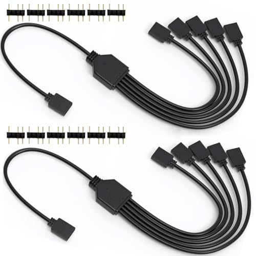 Gebildet ARGB 1 zu 5 Splitterkabel 5V 3 Pin Adressierbares RGB Splitter-Verlängerungskabel ARGB LED Sync-Kabel zur Erweiterung von PC-Computern ARGB-Lüftern oder LED-Serien Gebildet ARGB 1 zu 5 Splitterkabel 5V 3 Pin Adressierbares RGB Splitter-Verlängerungskabel ARGB LED Sync-Kabel zur Erweiterung von PC-Computern ARGB-Lüftern oder LED-Serien von Gebildet