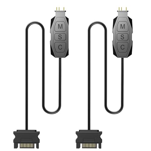 Gebildet ARGB Controller Kit für PC RGB Gehäuselüfter, SATA Power Lüfter Controller, Computer ARGB Lüfter Hub Steuerung RGB und Einzelner Lichteffekt Gebildet ARGB Controller Kit für PC RGB Gehäuselüfter, SATA Power Lüfter Controller, Computer ARGB Lüfter Hub Steuerung RGB und Einzelner Lichteffekt von Gebildet
