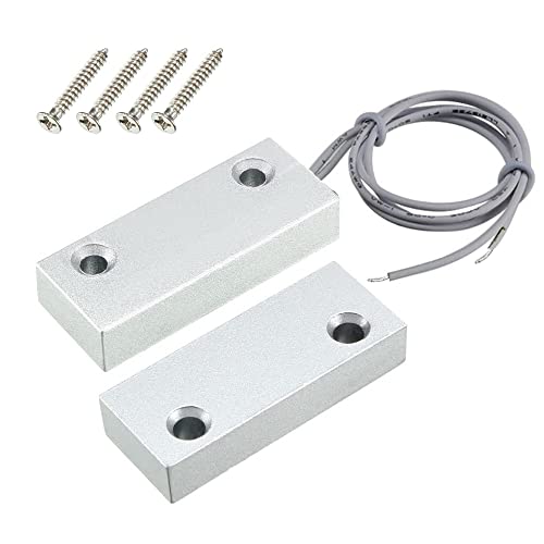 Gebildet Home Security Rolling Door Contact 0 ~ 100 V/0,5 Amp Magnetischer Reedschalter MC-51 Alarmsensor Magnetschalter mit 2 Drähten für N.C. Anwendungen von Gebildet