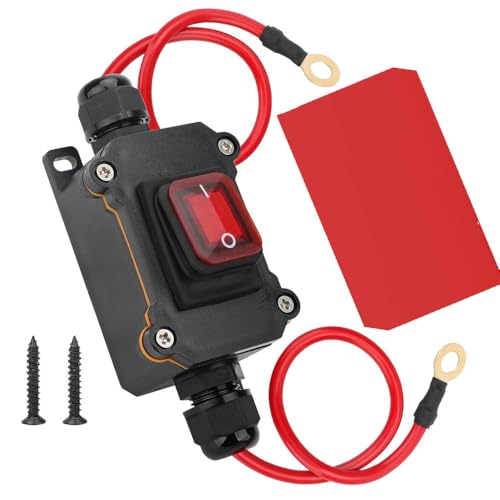 Gebildet Inline-Schalter 12V-230V/35A DPST-Doppelseiten-Verdrahtungsschalter 35 A mit 10 AWG-Kabel, Wasserdichter DC-Inline-Schalter IP66 für Automobile und Haushaltsgeräte Gebildet Inline-Schalter 12V-230V/35A DPST-Doppelseiten-Verdrahtungsschalter 35 A mit 10 AWG-Kabel, Wasserdichter DC-Inline-Schalter IP66 für Automobile und Haushaltsgeräte von Gebildet