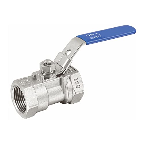 Edelstahl Kugelhahn, einteilig, reduzierter Durchgang, IG 1/2 Zoll Edelstahl Kugelhahn, einteilig, reduzierter Durchgang, IG 1/2 Zoll von Gebo