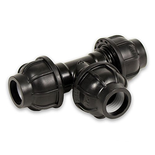 GEBO Kunststoff-Klemmverbinder T-Stück 25mm - 25mm - 25mm, DVGW geprüft von Gebo