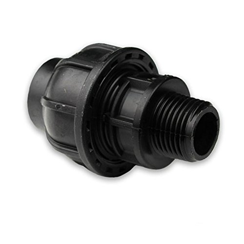 GEBO Kunststoff-Klemmverbinder Übergang mit AG 50mm - 2" AG, DVGW geprüft von Gebo