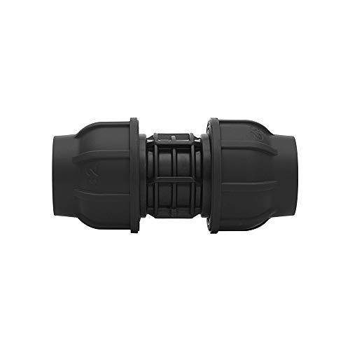 Gebo Plast Kupplung 20 25 32 PE Klemmfitting Verbinder Klemmverbinder (25 x 25 mm) von Gebo