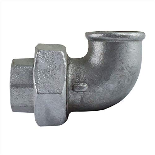 Rohr Fitting Winkel Verschraubung 1/2 Zoll Innengewinde flach dichtend Fittinge Fittings Temperguss Gewindefitting von Gebo