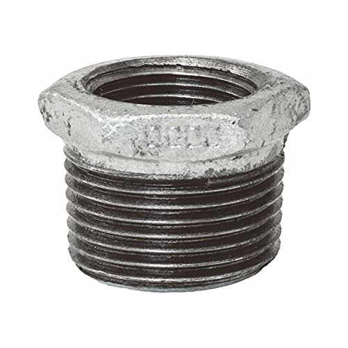 Temperguss-Gewindefitting verzinkt Reduziernippel, AG x IG 2 x 1 1/4 Zoll, Typ 241, DVGW Temperguss-Gewindefitting verzinkt Reduziernippel, AG x IG 2 x 1 1/4 Zoll, Typ 241, DVGW von Gebo