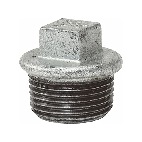 Temperguss-Gewindefitting verzinkt Stopfen, 1 1/2 Zoll, Typ 290, DVGW von Gebo