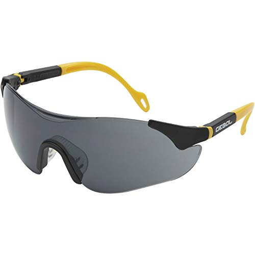 Gebol 730002 Schutzbrille Safety Comfort getönt, schwarz/gelb von Gebol