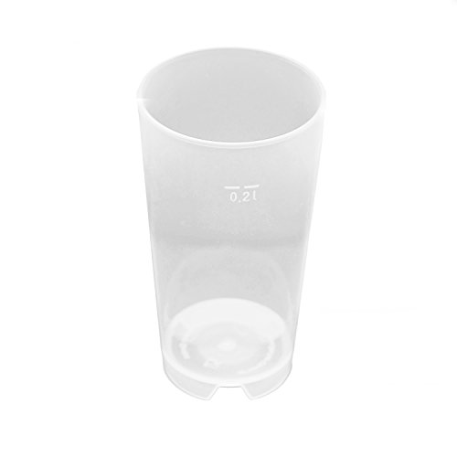 Gebr. Kohlmeier GmbH 50 Stück Mehrweg 0,2L transparentes Polypropylen von Gebr. Kohlmeier GmbH