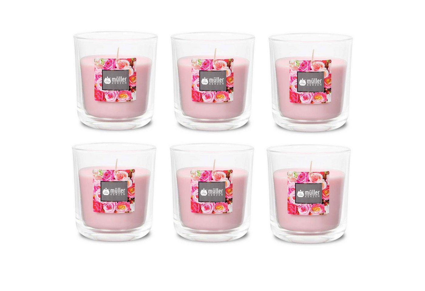 Gebr. Müller Kerzenfabrik AG Kerzenständer Duft-Kerzenglas 65/70 mm Set 6 Stk. Verschiedene Aromen Gebr. Müller Kerzenfabrik AG Kerzenständer Duft-Kerzenglas 65/70 mm Set 6 Stk. Verschiedene Aromen von Gebr. Müller Kerzenfabrik AG