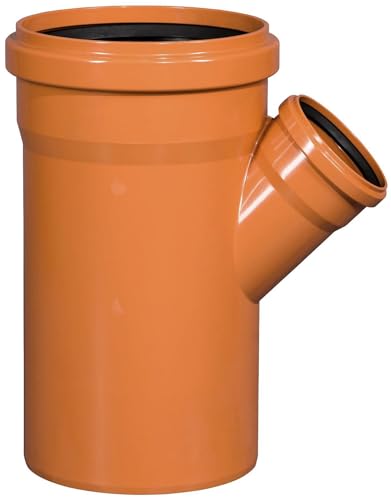 Gebr. Ostend. Kunststoffe GmbH KG-Abzweig 45° DN 315/160 PVC-U Kanalsystem Orangebraun RAL 8023 von Gebr. Ostend. Kunststoffe GmbH