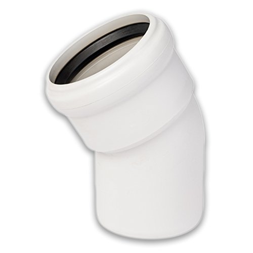 Schallgedämmtes Abflussrohr Bogen, 30° Winkel DN 78 von Gebr. Ostend. Kunststoffe GmbH