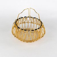 Obstschale 1970S Drahtschale Von Escaut Made in France Mid Century Vintage Obstschale 1970S Drahtschale Von Escaut Made in France Mid Century Vintage von Gebrauchsobjekte