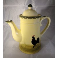 48 - Rarität Zeller Keramik Hahn & Henne "Kaffeekanne" von GebrauchtesShop