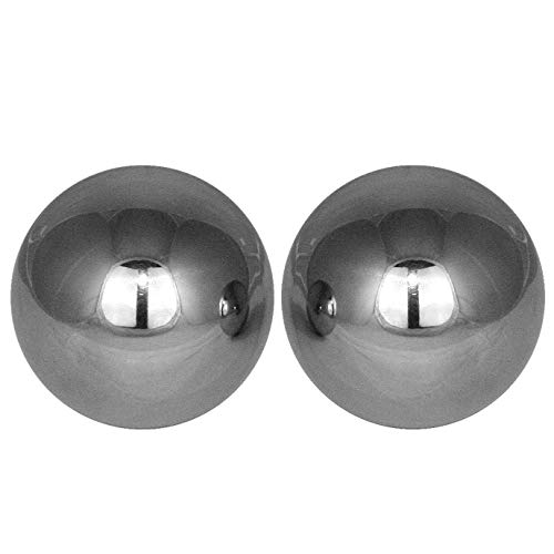 Gebrüder Lomprich Edelstahlkugel poliert (25 mm Durchmesser 2 Stück, Hohlkugeln, B-Ware) von Gebrüder Lomprich