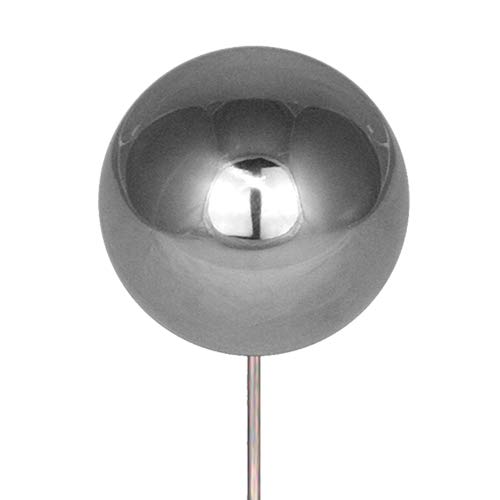 Gebrüder Lomprich Edelstahlkugel poliert mit anschraubbaren Stab (100 mm Durchmesser) von Gebrüder Lomprich