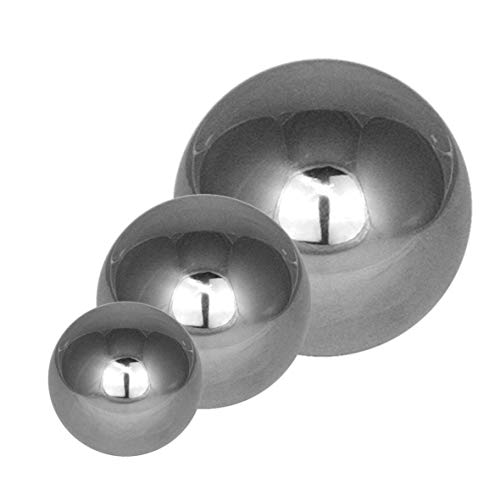 Gebrüder Lomprich Edelstahlkugeln B-Ware 3 Stück je 1x Durchmesser 8cm, 13cm, 18cm Gebrüder Lomprich Edelstahlkugeln B-Ware 3 Stück je 1x Durchmesser 8cm, 13cm, 18cm von Gebrüder Lomprich