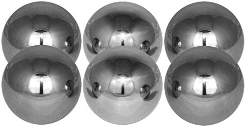 Gebrüder Lomprich Edelstahlkugeln B-Ware 6 Stück Durchmesser 18 cm von Gebrüder Lomprich