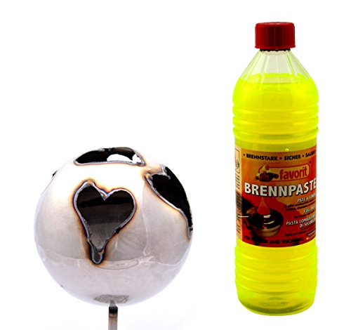 Gebrüder Lomprich Gartenfackel Feuerkugel – Herz 13cm Durchmesser + 1Liter Brennpaste Gebrüder Lomprich Gartenfackel Feuerkugel – Herz 13cm Durchmesser + 1Liter Brennpaste von Gebrüder Lomprich