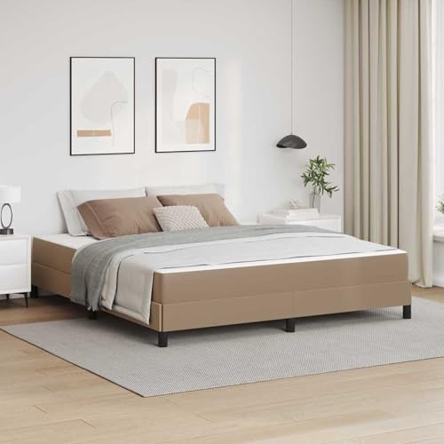 Bett Sonstiges Cappuccino 180 x 200 cm Kunstleder Modernes Polsterbett Gästebett für Schlafzimmer Gästehaus Bett Sonstiges Cappuccino 180 x 200 cm Kunstleder Modernes Polsterbett Gästebett für Schlafzimmer Gästehaus von Gecheer