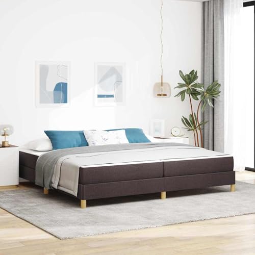 Boxspringbett Braun 200 x 200 cm Stoff, Ingenieurholz, Modernes Gästebett Bett für Stilvoll Schlafzimmer Gästehaus3398594 Boxspringbett Braun 200 x 200 cm Stoff, Ingenieurholz, Modernes Gästebett Bett für Stilvoll Schlafzimmer Gästehaus3398594 von Gecheer