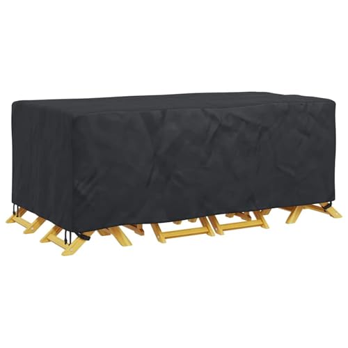 Gartenmöbelabdeckung Schwarz 200 x 110 x 70 cm 210D, Gartenmöbelabdeckung wasserdicht Winterfeste Schutzhülle für Esstischgruppe Terrasse Balkon Gartenmöbel-Set4105759 Gartenmöbelabdeckung Schwarz 200 x 110 x 70 cm 210D, Gartenmöbelabdeckung wasserdicht Winterfeste Schutzhülle für Esstischgruppe Terrasse Balkon Gartenmöbel-Set4105759 von Gecheer