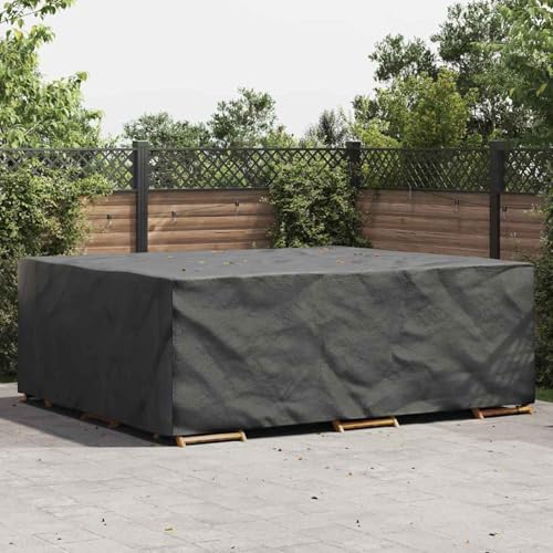 Gartenmöbelabdeckung Schwarz 300 x 250 x 100 cm 210D, Gartenmöbelabdeckung wasserdicht Winterfeste Schutzhülle für Esstischgruppe Terrasse Balkon Gartenmöbel-Set4105855 Gartenmöbelabdeckung Schwarz 300 x 250 x 100 cm 210D, Gartenmöbelabdeckung wasserdicht Winterfeste Schutzhülle für Esstischgruppe Terrasse Balkon Gartenmöbel-Set4105855 von Gecheer