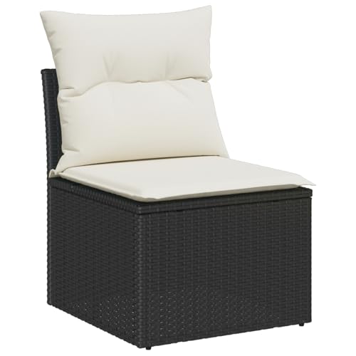 Gecheer 13-TLG. Garten-Sofagarnitur mit Kissen Schwarz Poly Rattan, Outdoor Lounge Sitzgruppe zum Entspannen für Terrasse und Garten3364140 Gecheer 13-TLG. Garten-Sofagarnitur mit Kissen Schwarz Poly Rattan, Outdoor Lounge Sitzgruppe zum Entspannen für Terrasse und Garten3364140 von Gecheer