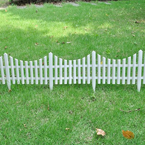 Gecheer 17x Rasenkante Palisade Beetumrandung Beeteinfassung Gartenpalisade Raseneinfassung Beet Einfassung Zierzaun Weiß 10m Gecheer 17x Rasenkante Palisade Beetumrandung Beeteinfassung Gartenpalisade Raseneinfassung Beet Einfassung Zierzaun Weiß 10m von Gecheer