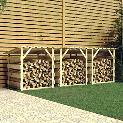 Gecheer 3 STK. Brennholzunterstand Pergolen mit Dach Gerätehaus Kaminholz Unterstand Gartenpergola Holz Unterstände 100x90x100 cm Kiefernholz Imprägniert Gecheer 3 STK. Brennholzunterstand Pergolen mit Dach Gerätehaus Kaminholz Unterstand Gartenpergola Holz Unterstände 100x90x100 cm Kiefernholz Imprägniert von Gecheer