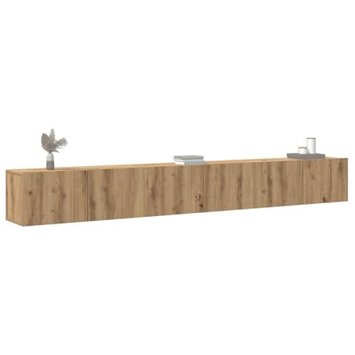 Gecheer 3-TLG. TV-Schrank-Set Wandmontage Artisan-Eiche Holzwerkstoff, Moderne Wohnzimmer Schrankwand für Wohnzimmer Büro Loft-Wohnungen3329204 Gecheer 3-TLG. TV-Schrank-Set Wandmontage Artisan-Eiche Holzwerkstoff, Moderne Wohnzimmer Schrankwand für Wohnzimmer Büro Loft-Wohnungen3329204 von Gecheer