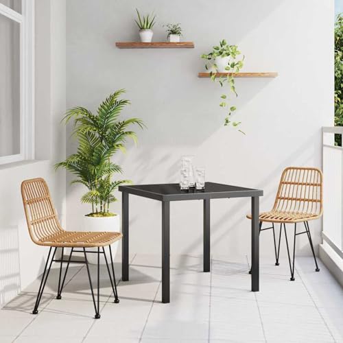 Gecheer 3-teiliges Garten-ESS-Set in Braun aus Poly-Rattan, Gartenmöbel Set Tisch Stühlen for Balkonmöbel Outdoor-Essbereich und Café3379191 Gecheer 3-teiliges Garten-ESS-Set in Braun aus Poly-Rattan, Gartenmöbel Set Tisch Stühlen for Balkonmöbel Outdoor-Essbereich und Café3379191 von Gecheer