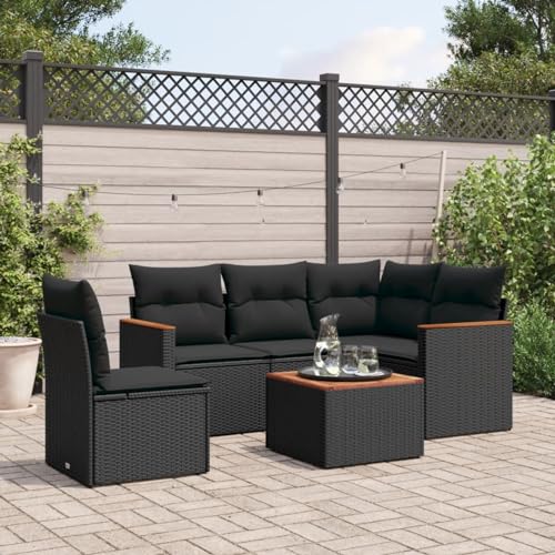 Gecheer 6-TLG. Gartenlounge Set, Balkonlounge Set, Terrassensofa, Loungemöbel Polyrattan, Polyrattan Gartenmöbel, Garten Sofa Set, Kissen Gecheer 6-TLG. Gartenlounge Set, Balkonlounge Set, Terrassensofa, Loungemöbel Polyrattan, Polyrattan Gartenmöbel, Garten Sofa Set, Kissen von Gecheer