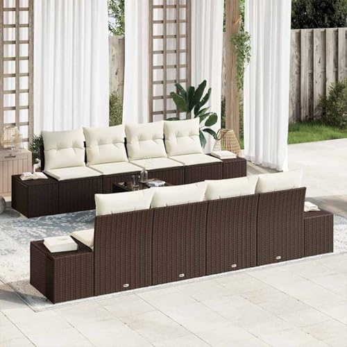 Gecheer 7-TLG. Garten-Sofagarnitur mit Kissen Braun Poly Rattan, Outdoor Lounge Sitzgruppe zum Entspannen für Terrasse und Garten3355657 Gecheer 7-TLG. Garten-Sofagarnitur mit Kissen Braun Poly Rattan, Outdoor Lounge Sitzgruppe zum Entspannen für Terrasse und Garten3355657 von Gecheer