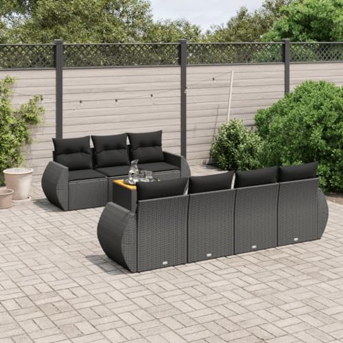 Gecheer 8-TLG. Gartenlounge Set Polyrattan, Balkonlounge Set, Terrassensofa, Loungemöbel Garten, Gartenmöbel Lounge, Terrassenmöbel, Gartensofa Lounge, Polyrattan, Kissen Gecheer 8-TLG. Gartenlounge Set Polyrattan, Balkonlounge Set, Terrassensofa, Loungemöbel Garten, Gartenmöbel Lounge, Terrassenmöbel, Gartensofa Lounge, Polyrattan, Kissen von Gecheer