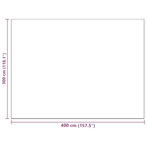 Gecheer Außen Teppich Rosa 300x400 cm PP Picknickdecke Vorzeltteppich für Patio Balkon Strand BBQ Picknick Deck Gecheer Außen Teppich Rosa 300x400 cm PP Picknickdecke Vorzeltteppich für Patio Balkon Strand BBQ Picknick Deck von Gecheer