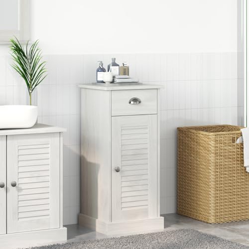 Gecheer Badezimmer Schrank VIGO mit Schublade 37x34x80 cm Massivholz Kiefer Badezimmerschrank Hängender Badschrank Aufbewahrungsschrank fürs Badezimmer Gecheer Badezimmer Schrank VIGO mit Schublade 37x34x80 cm Massivholz Kiefer Badezimmerschrank Hängender Badschrank Aufbewahrungsschrank fürs Badezimmer von Gecheer