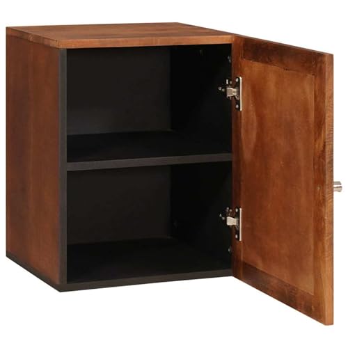 Gecheer Badezimmer Schrank mit Regal mit Speicher mit Tür Braun 38 x 33,5 x 48 cm Badezimmerschrank Hängender Badschrank Aufbewahrungsschrank fürs Badezimmer Gecheer Badezimmer Schrank mit Regal mit Speicher mit Tür Braun 38 x 33,5 x 48 cm Badezimmerschrank Hängender Badschrank Aufbewahrungsschrank fürs Badezimmer von Gecheer