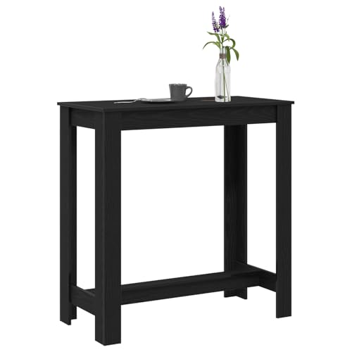 Gecheer Bartisch Schwarz Eiche 102x50x103,5 cm Holzwerkstoff von Gecheer
