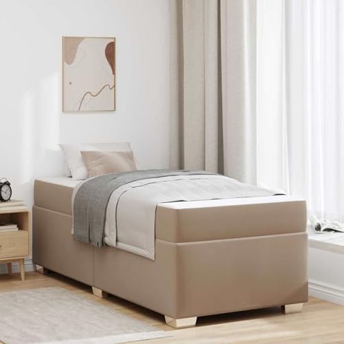 Gecheer Bettgestell Cappuccino 100 x 200 cm Kunstleder, Bettgestelle Bett Doppelbett/Einzelbett für Schlafzimmer Gästezimmer Wohnheim Hotel3399229 Gecheer Bettgestell Cappuccino 100 x 200 cm Kunstleder, Bettgestelle Bett Doppelbett/Einzelbett für Schlafzimmer Gästezimmer Wohnheim Hotel3399229 von Gecheer