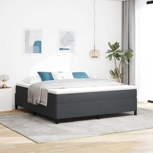 Gecheer Bettgestell Dunkelgrau 180x200 cm Cord-Stoff, Bettgestelle Bett Doppelbett/Einzelbett für Schlafzimmer Gästezimmer Wohnheim Hotel42006983 Gecheer Bettgestell Dunkelgrau 180x200 cm Cord-Stoff, Bettgestelle Bett Doppelbett/Einzelbett für Schlafzimmer Gästezimmer Wohnheim Hotel42006983 von Gecheer