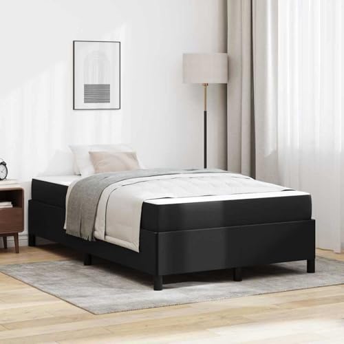 Gecheer Bettgestell mit Matratze Schwarz 120 x 200 cm Kunstleder, Bett Bettgestell Familienbett mit Holzlatten für Schlafzimmer Gästezimmer3398994 Gecheer Bettgestell mit Matratze Schwarz 120 x 200 cm Kunstleder, Bett Bettgestell Familienbett mit Holzlatten für Schlafzimmer Gästezimmer3398994 von Gecheer