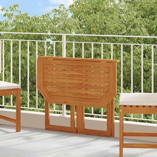 Gecheer Bistrotisch 90 x 50 x 75 cm aus massivem Akazienholz von Gecheer