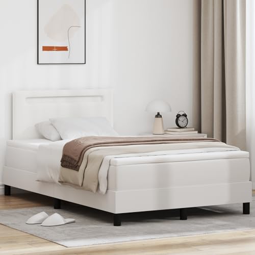 Gecheer Boxspringbett mit Matratze Weiß Klein Doppel Schwarz Gecheer Boxspringbett mit Matratze Weiß Klein Doppel Schwarz von Gecheer