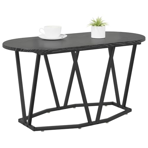 Gecheer Couchtisch Schwarz Eiche 80x40x40,5 cm Holzwerkstoff und Metall Gecheer Couchtisch Schwarz Eiche 80x40x40,5 cm Holzwerkstoff und Metall von Gecheer