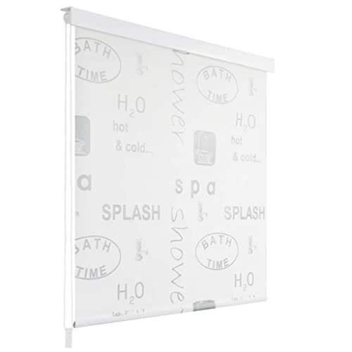 Gecheer Duschrollo Duschvorhang Rollo Badewannenvorhang 140 x 240 cm Splash-Design von Gecheer