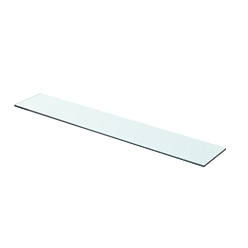 Gecheer Ersatzteile Regalboden Glasboden Glasscheibe Glasplatte für Glasregal Einlegeboden aus Glas Max. Tragfähigkeit 15 kg Transparent 70 cm x 12 cm von Gecheer